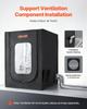3D Printer Enclosure, Dustproof Waterproof Oxford Cloth 3D Printer Tent, Constant Temperature Protective Case with LED Lighting, Compatible with