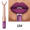 Moisturizing Cream Lip Gloss Autumn/Winter Moisturizing Liquid Lipstick Long Lasting Non Greasy Lip Makeup Christmas Brown