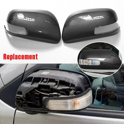 For Toyota Camry Aurion 2006-2011 Car Replacement Rearview Side Mirror Cover Wing Cap Exterior Door Rear View Case Trim Carbon