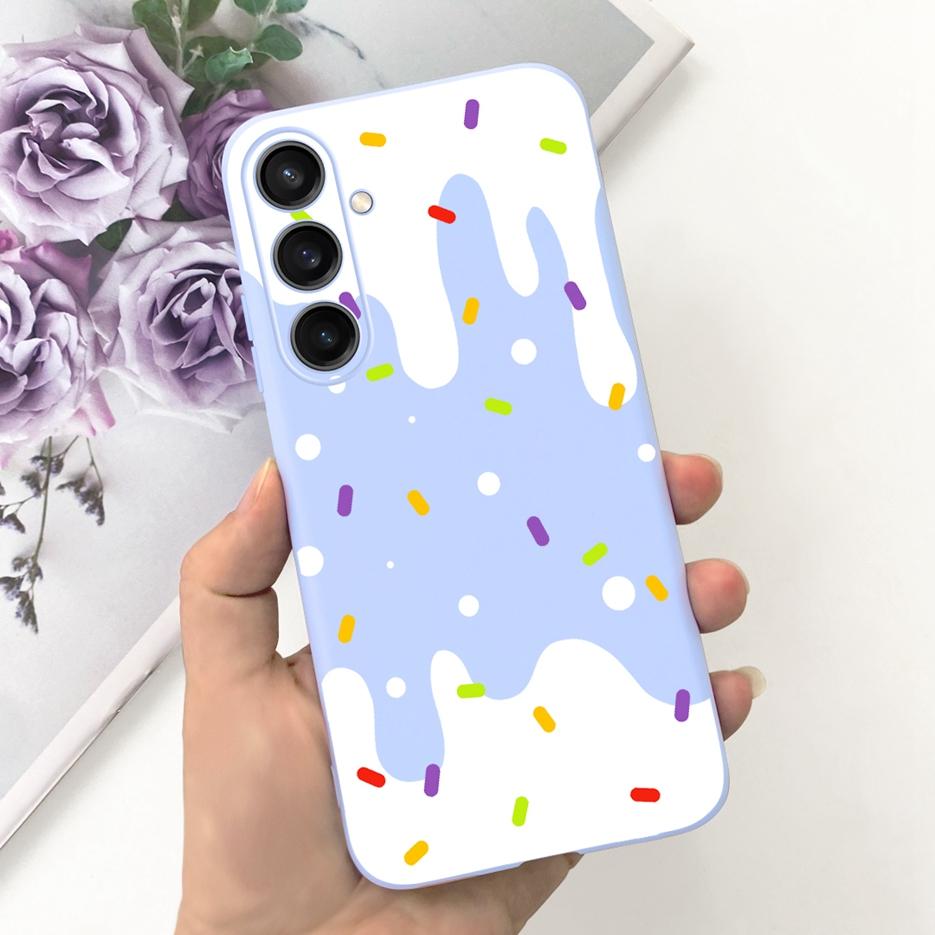 For Samsung Galaxy A55 Case A15 A25 A35 5G Stylish Candy Painted Cover Soft TPU Phone Case For Samsung A15 Galaxy A25 2023 Shell