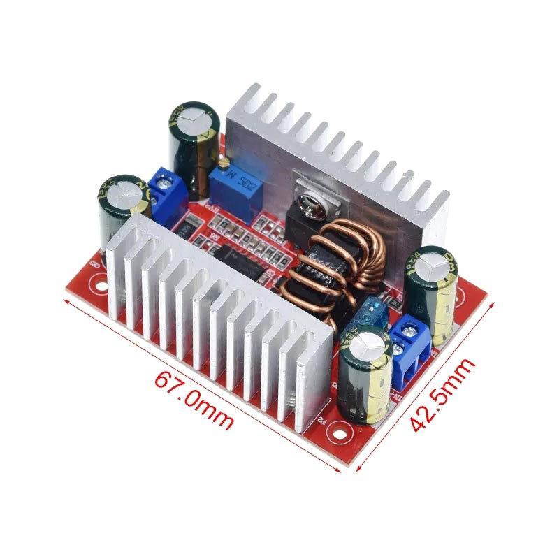 DC 400W 15A Step-Up Boost Converter Konstantstrøm Strømforsyning Led Driver Spenning Step Up Module Billadetransformator