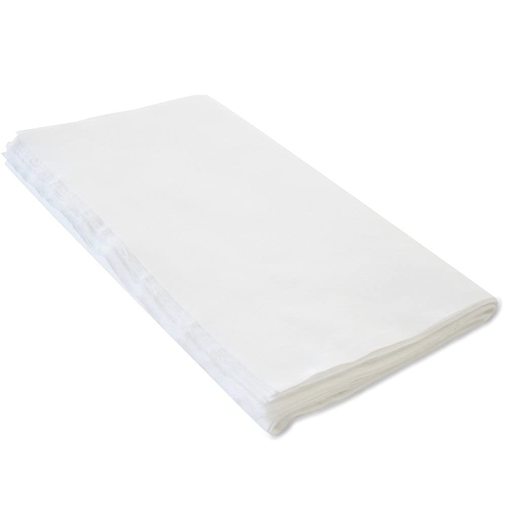 12 Tokuoka Tenugui 37cm x 92cm Alb Simplu Țesătură Albă L-standard (Textura fină)