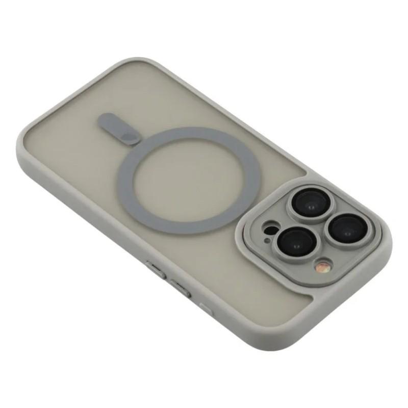 For iPhone 12 Pro Max 6.7 Inch Case Compatible with MagSafe WANLONFENG QB Series PC TPU Phone Cover with Screen Film