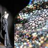 50x145cm Laser Iridescent Coated Fabric Diy Elastic Skirt Dress Cloth Stage Background Decorative Material Clothing Supplies