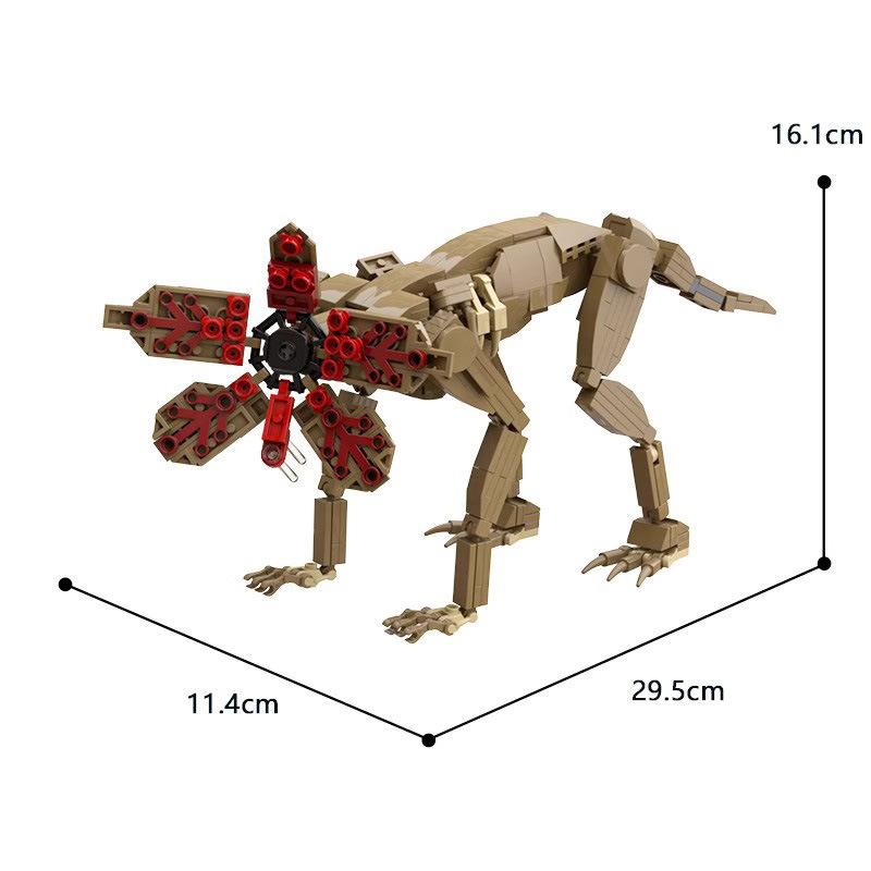 Hot Demodog Orchid Monster Building Blocks Kit For Strangered Things Vecna Clock Figures Eleven Van Bricks Model Toys Kid Gift