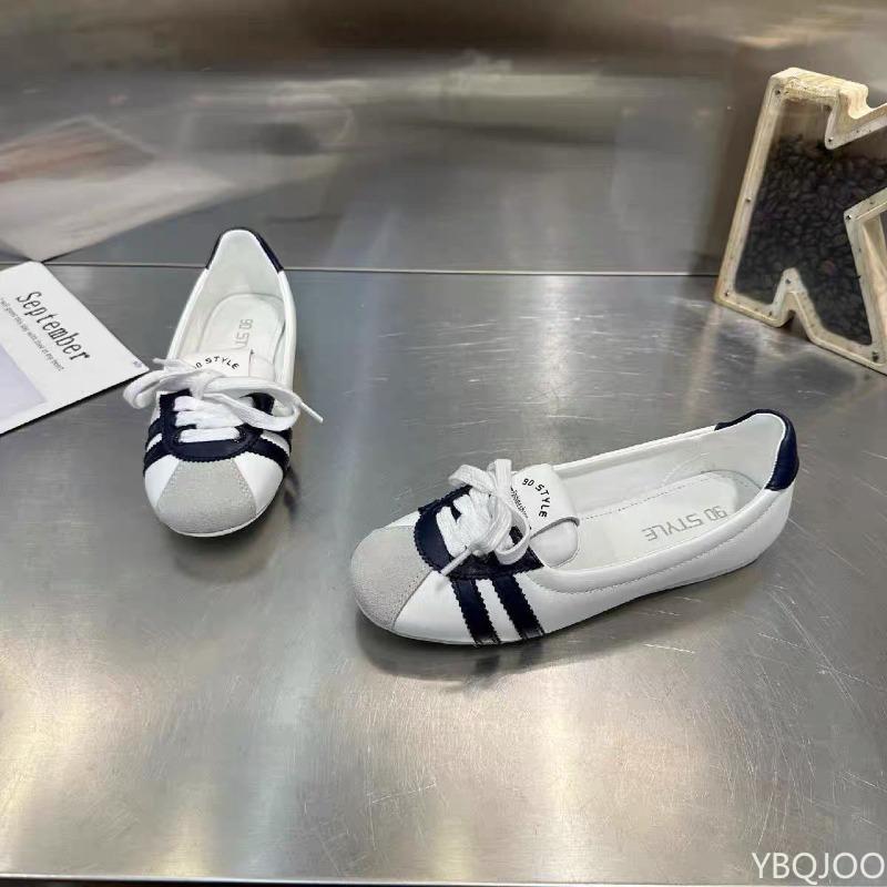 summer fashion shallow silver lace up flat shoes comfortable and breathable casual dress round toe women's board shoes