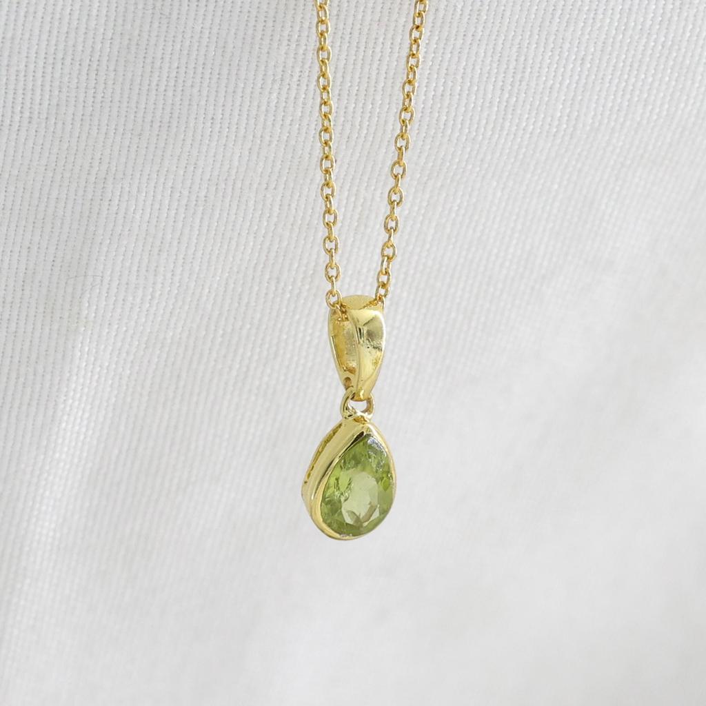 Silver Necklace, Gold Plated Jewelry, Women Necklace, Gift For Her, Birthstone Jewelry