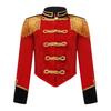 Kids Girls Ringmaster Jacket Costume Long Sleeve Fringe Tassel Shoulder Jacket Coat Circus Tailcoat Halloween Cosplay Dress Up