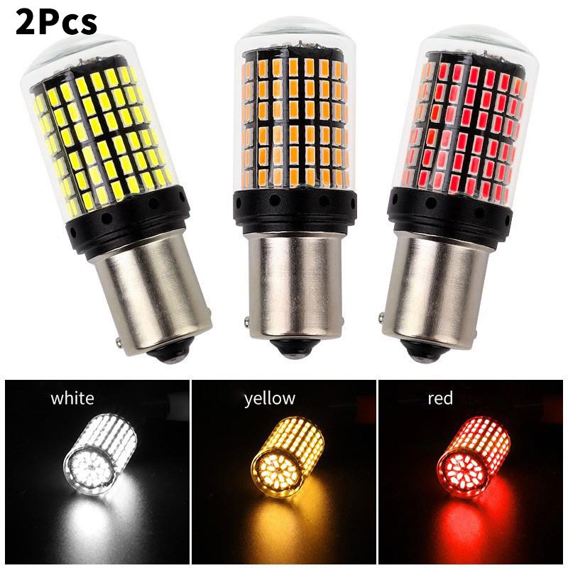 2 Pcs T20 Led Turn Signal Bulbs Canbus 1156 Ba15S P21W 1157 Bay15D P21/5W 7440 7443 W21/5W 3156 3157 Car Rear Brake Light