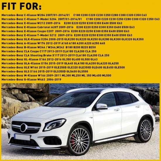 4* Switch Window Button Cap Cover For Benz Mercedes- W204 W212 C-Class E200 A207