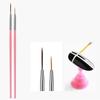 Convenient Nail Art Tool 15Pcs Brush And Dotting Set For Creative Gel Nail Designs Nail Painting Tools