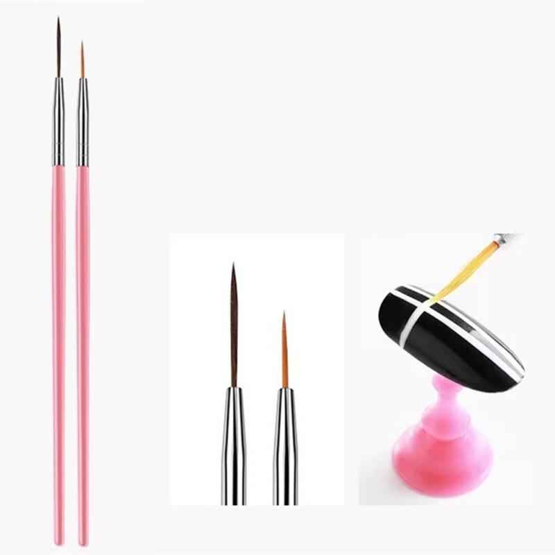Convenient Nail Art Tool 15Pcs Brush And Dotting Set For Creative Gel Nail Designs Nail Painting Tools
