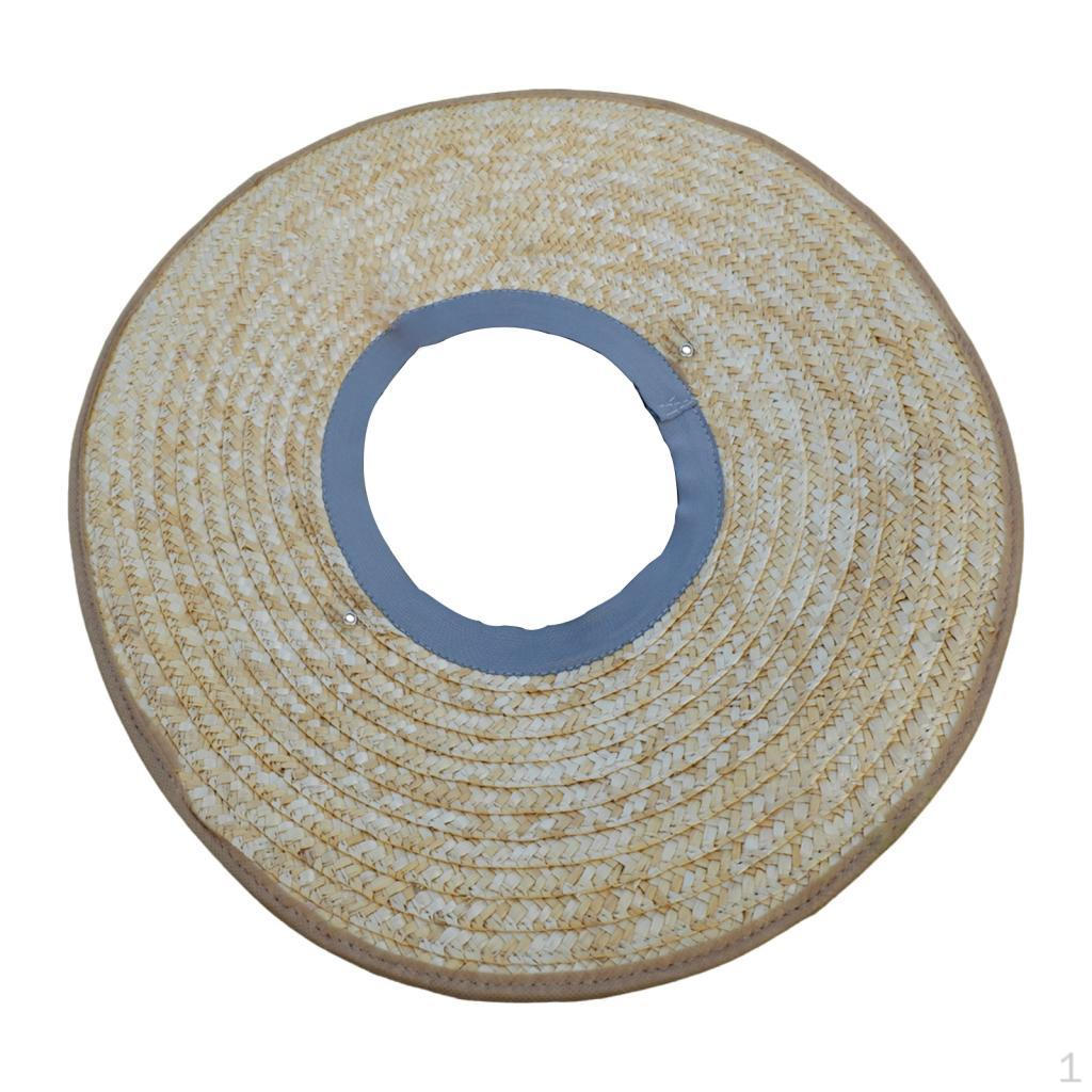 Hard Hat Straw Brimmer Durable Supplies Portable Accs Practical Simple Using Visor for Safety Dia 18.9in