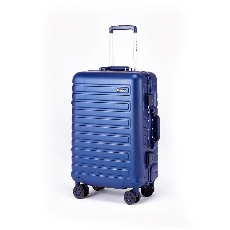 Diplomat 20-inch Aluminum Frame Spinner Suitcase