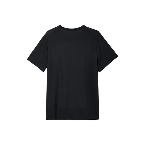 Nike Solid Color Quick-Dry Men's T-Shirt Black