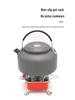 Windproof Portable Camping Gas Stove - Foldable High Power Square Design