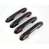 Carbon Fiber Door Handle Smart Keyhole Cover Trim For - Ford Explorer 4P