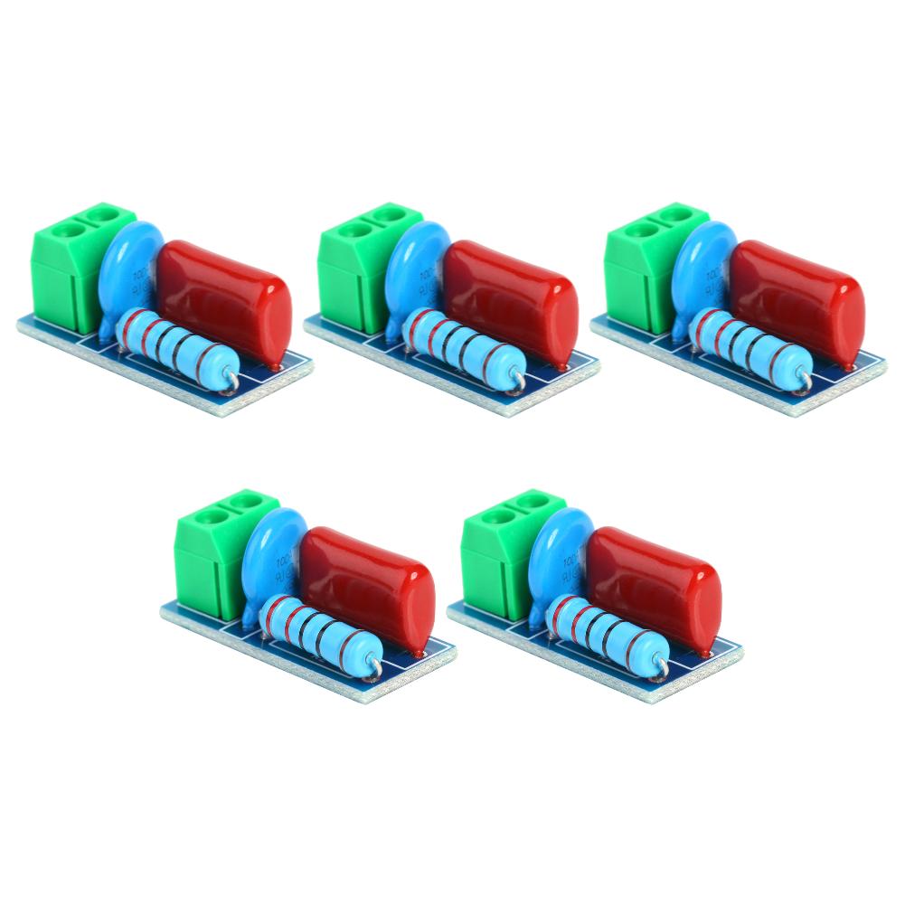 10-1pcs RC Absorption Circuit Module Relay Contact Protection Resistance Surge AC/DC 5V-400V Snubber Board