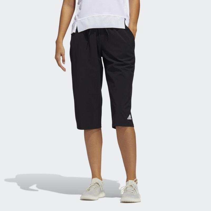 adidas Women's Black Athletic Training Capri Pants FT3081