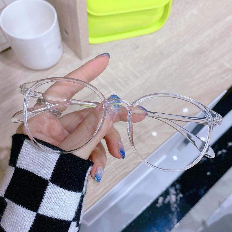 Eyeglasses Anti-blue Ray Light Korean of Mobile Phone Computer Eye Protection Anti-radiation Glasses Metal Frame Eyewear [
