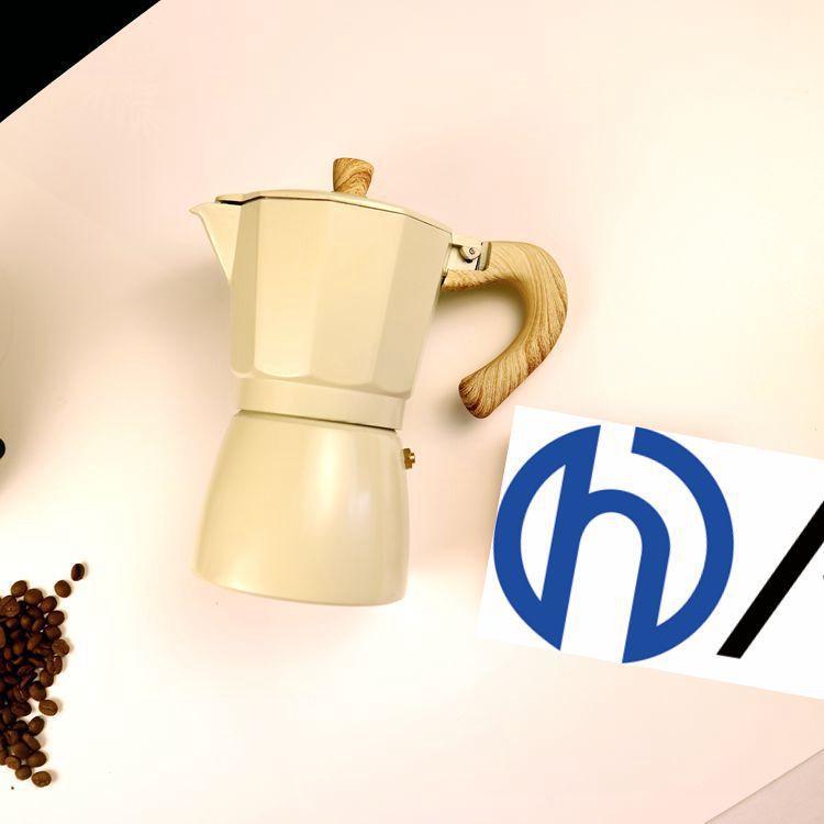 Seiko Octagonal Aluminum Moka Pot - Classic Italian Espresso Maker