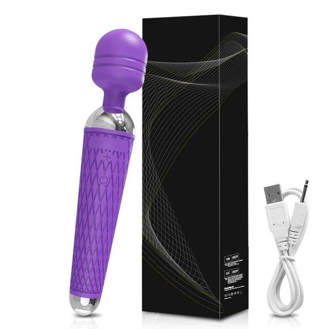 20 Speeds Powerful AV Vibrator Magic-Wand Clitoris Stimulator Sex Toys for Women G Spot Massager Adult Female Erotic Product