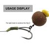 3pcs/pack Carp Fishing Rig Slip D Rig Hair Rig With Quick Change Swivel Curve Shank Hook Size 2/4/6 PTFE Coating High Carbon Steel