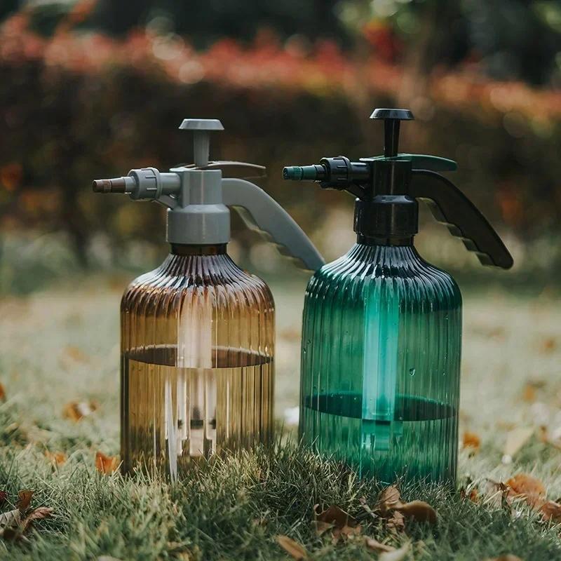 2L Tragbare Druck Garten Sprühflasche Kessel Pflanze Blumen Gießkanne Drucksprüher Gartengeräte Zubehör
