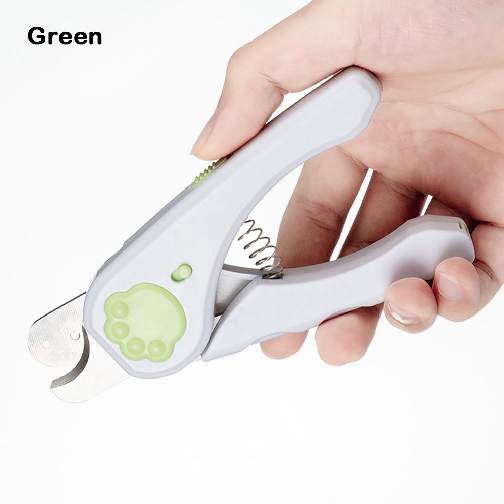 LED Light Dog Nail Cutter Portable Pet Claw Trimmer New Cat Nail Clippers  Pet Supplies