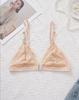 Large size underwear French thin lace edge bra suspender sexy front buckle seamless chest wrap