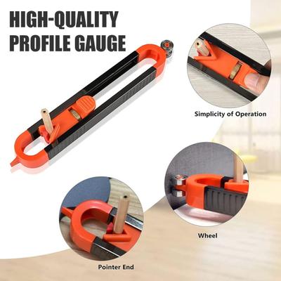 Precyzyjne narzędzie do trasowania konturów z ołówkami Kompaktowe Przenośne Łatwe w użyciu Pomiar konturów