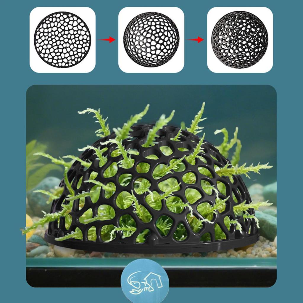 Aquarium Garnelenhaus Höhle Mini Porös Betta Haus Fisch Verstecke Garnelen Unterschlupf Garnelen Zuchtnest für Aquatische Dekoration