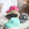 Korean Y2k Star Baseball Hat Adjustable Spicy Girls Hat Fashion Vintage Baseball Cap  for Female