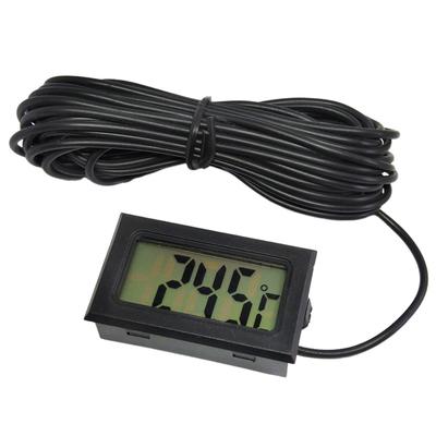 Digital Temperature Sensor for Fish Tank Refrigerator(Black with 1M Cable)
