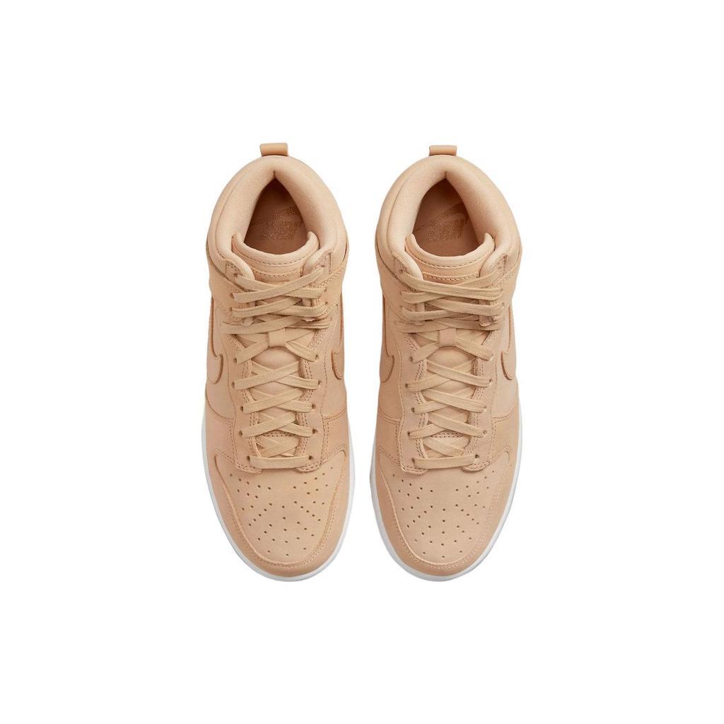Nike Damskie Dunk High Premium Vachetta Tan Damskie Trampki Białe DX2044-201