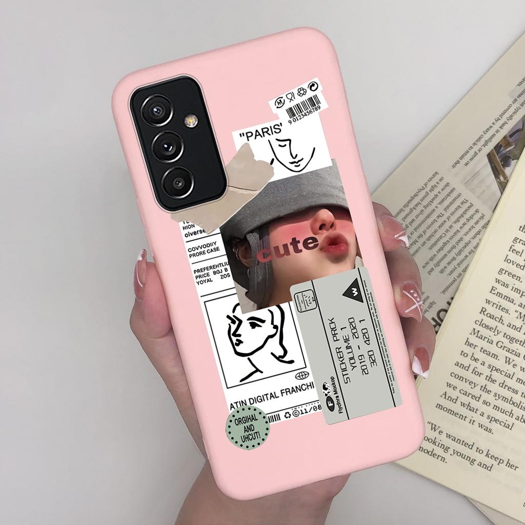 For Samsung A82 Phone Case Butterfly Lavender Matte Cover For Samsung Galaxy A82 A 82 Funda Soft Silicone Shockproof Bumper Capa