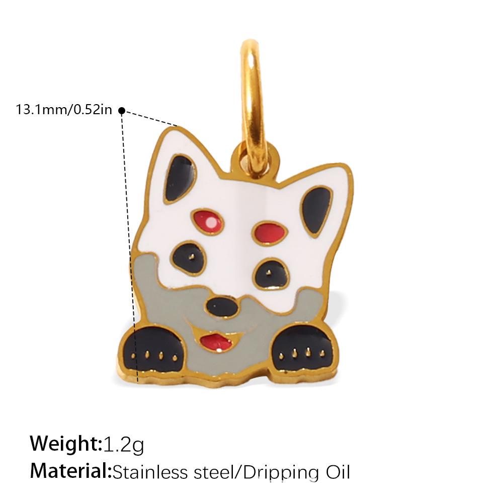 Adorable Animal Charm Series: Cat, Dog & Squirrel Pendants for DIY Bracelets