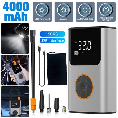 Car Air Pump Blower Inflatable Pump Portable Handheld Wireless Charging Digital Display Air