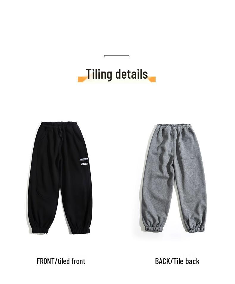 Herbst 2025 Jungen Weite Sporthose - Lässige Lange Hose für Kinder