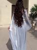 Summer 2025 Elegant Retro Long Sleeve Dress