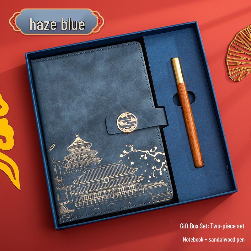 Guochao A5 Business Notebook Gift Set – Customizable Souvenir Diary
