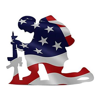 Soldaten-Silhouette-Ornamente, Unabhängigkeitstag, Gartenkunst für Rasen, Outdoor, Heimdekoration