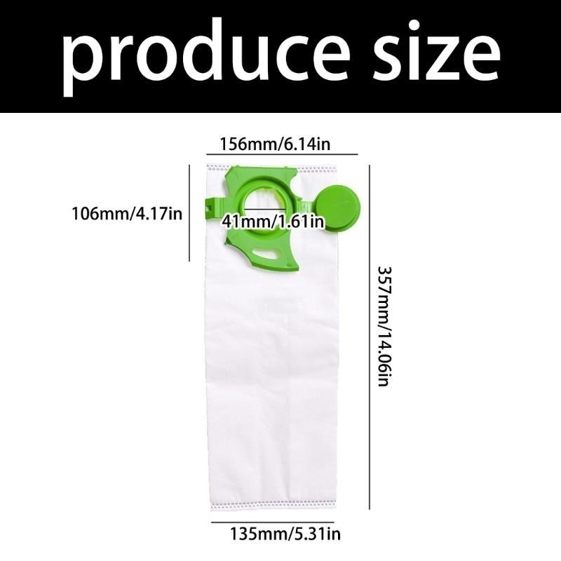 10 Pack Large Capacity Filter Bags Advanced Filtration System for Home Cleaning