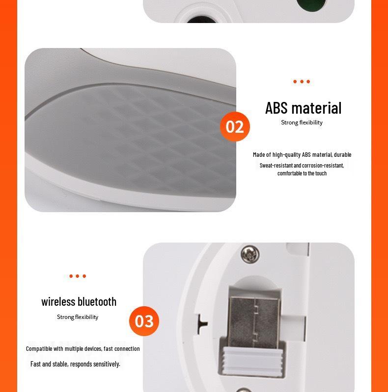 2.4G Rechargeable Wireless Mouse for Apple, Huawei, and Laptops - Lightweight & Portable