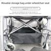 Folding Stroller Storage Basket Hanging Under Table Storage Net  for Outdoor