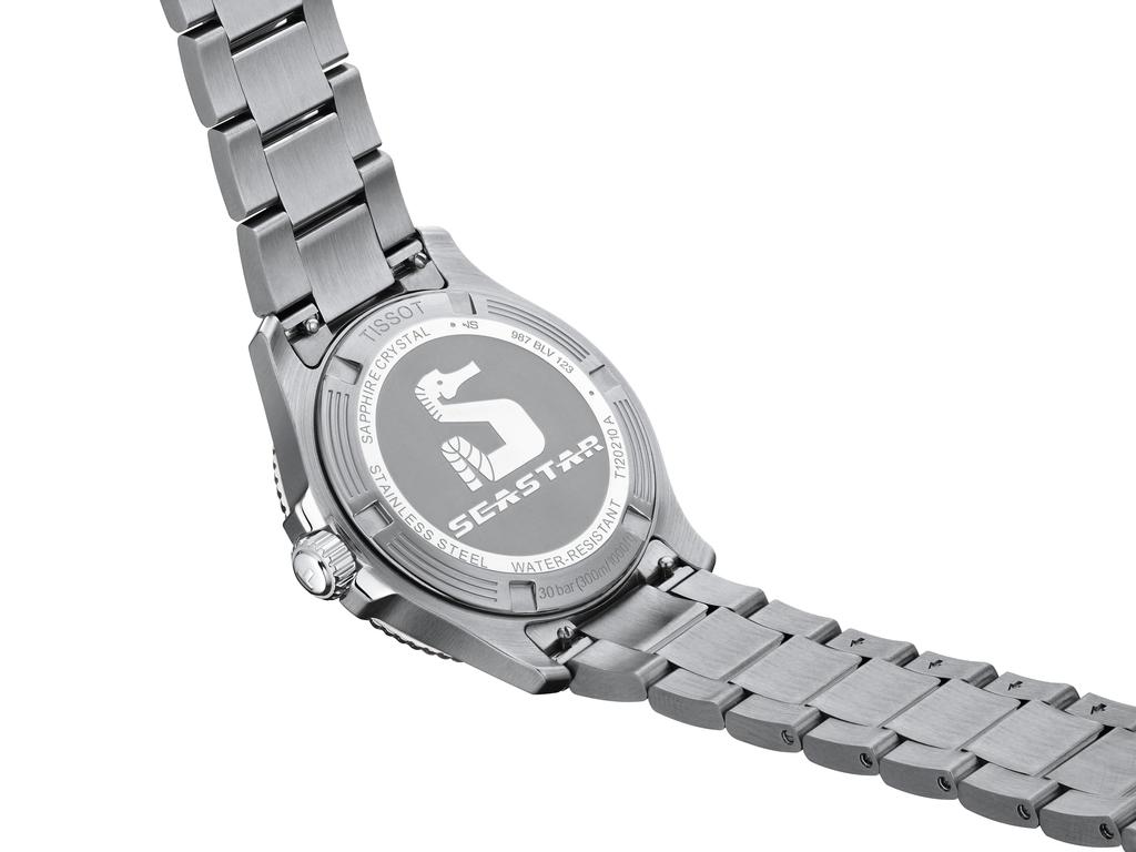 Tissot Watch Sea Star 1000 40MM [Authorized Import] Bracelet T1204101105100 Men's Black Dial