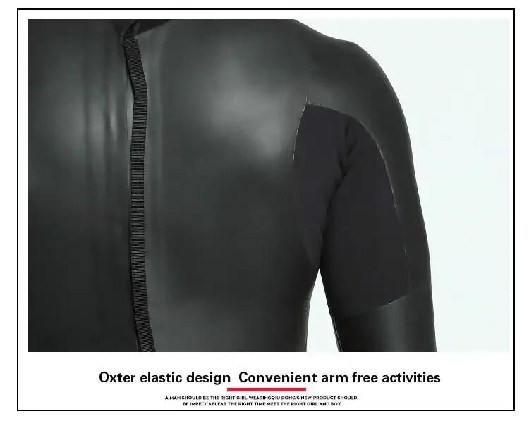 Damer 3mm CR Triathlonvåtdräkt Ultraelastisk Läder Slät Hud Full Långärmad Öppet Vatten Kallt