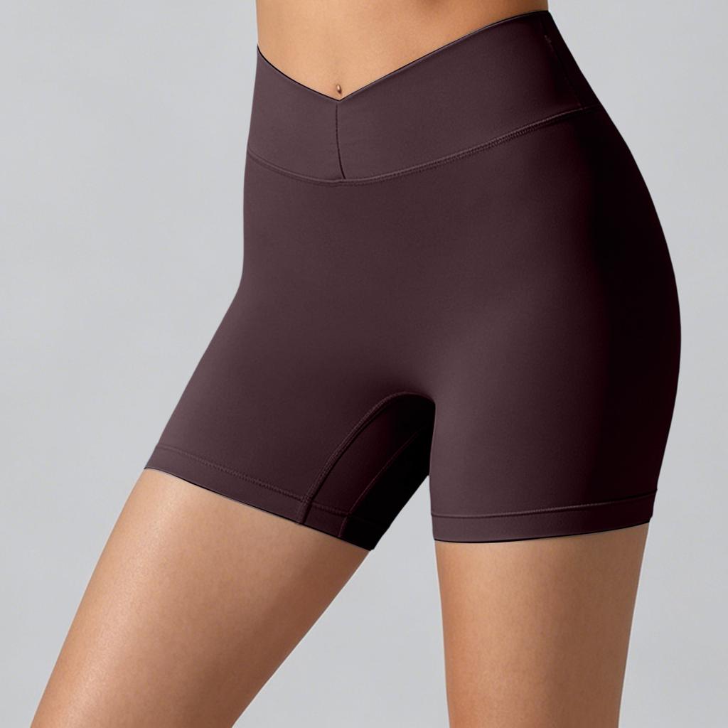High Waist Compression Yoga Shorts for Women Tummy Control Butt Lift Quick Dry Stretchy Running Fitness Biker Leggings