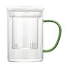 High Borosilicate Glass Tea Brewing Cup with Handle for Home or Office