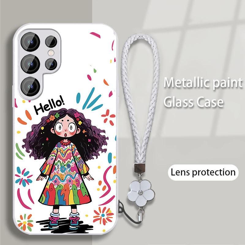 Graffiti Girls Applicable Samsung S24PLUS Mobile Case S23 Girls S22 Skin Friendly A55 Sense A54 All Inclusive A14